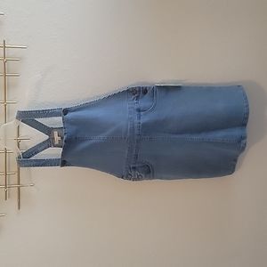 Overall jean skirt. Soft Jean, copper key NWT, size large girls